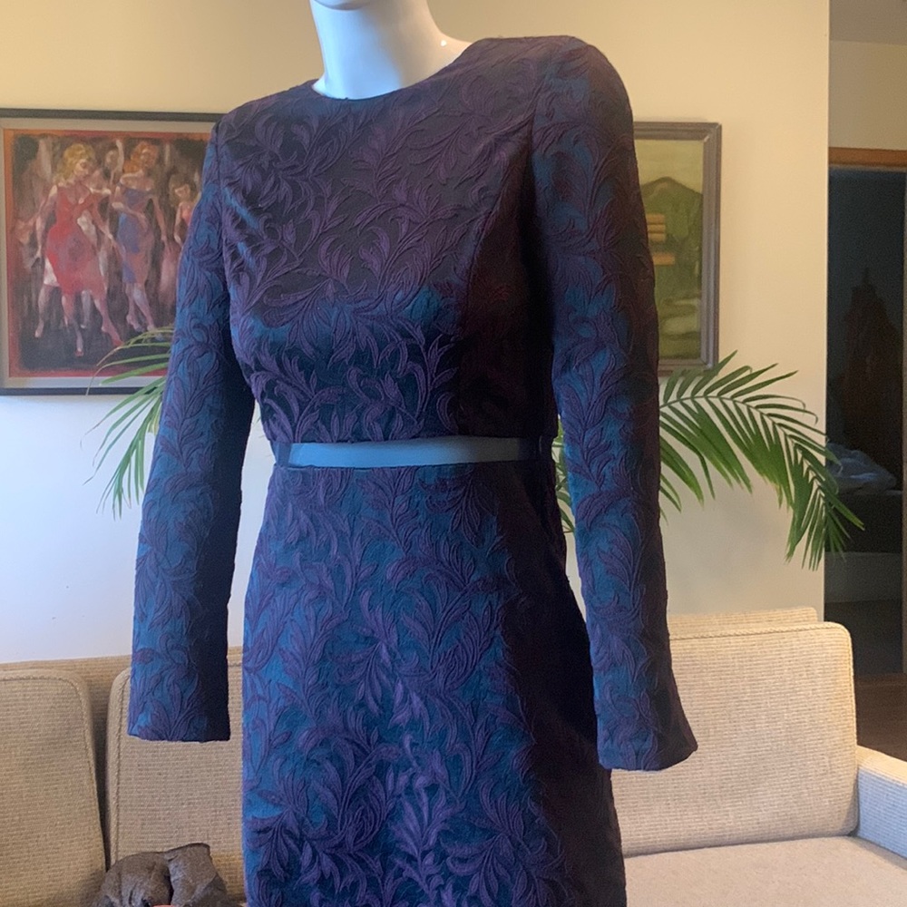 ALICE + OLIVIA BROCADE JACQUARD DRESS Bodycon